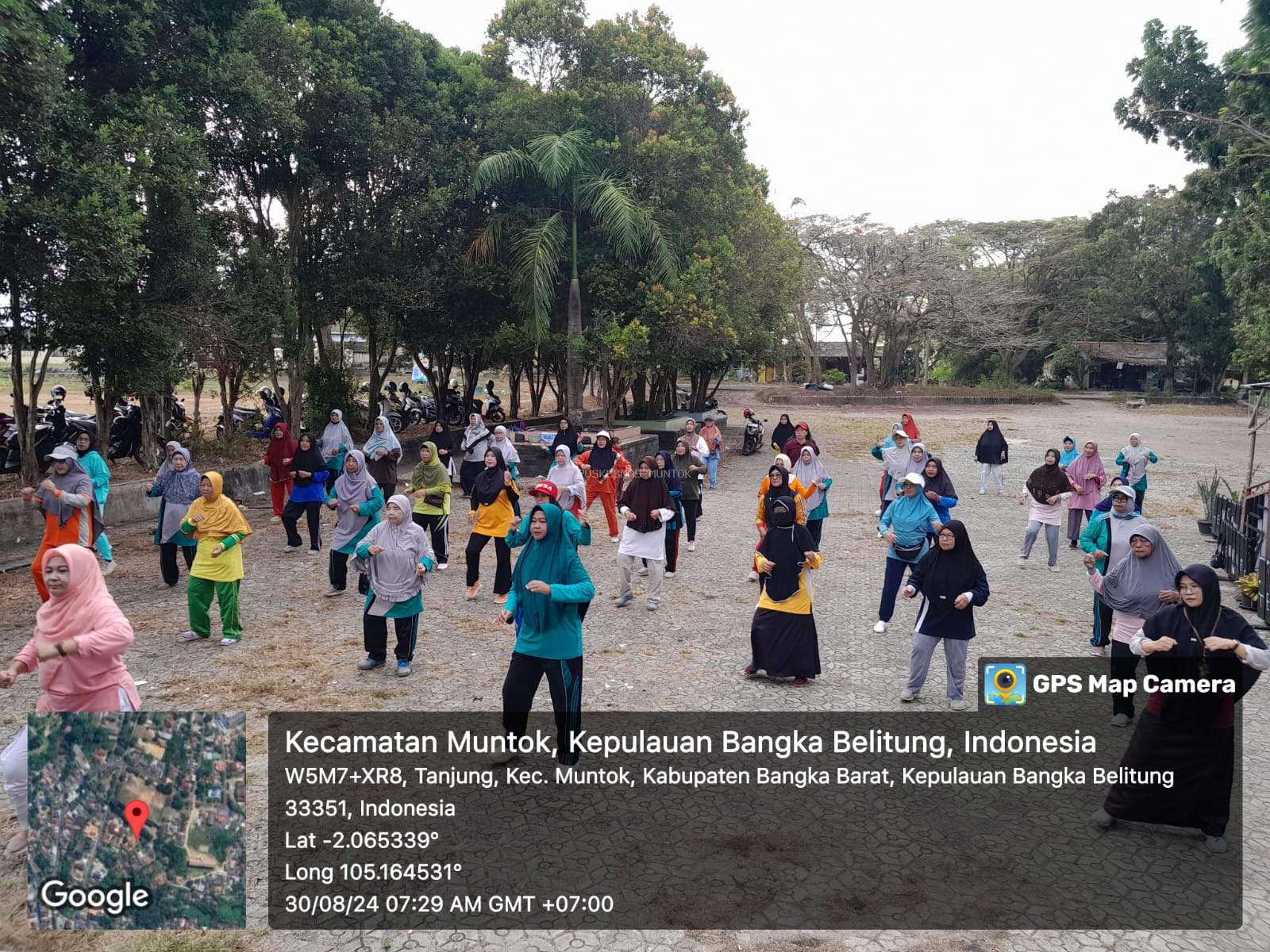 kegiatan senam lansia